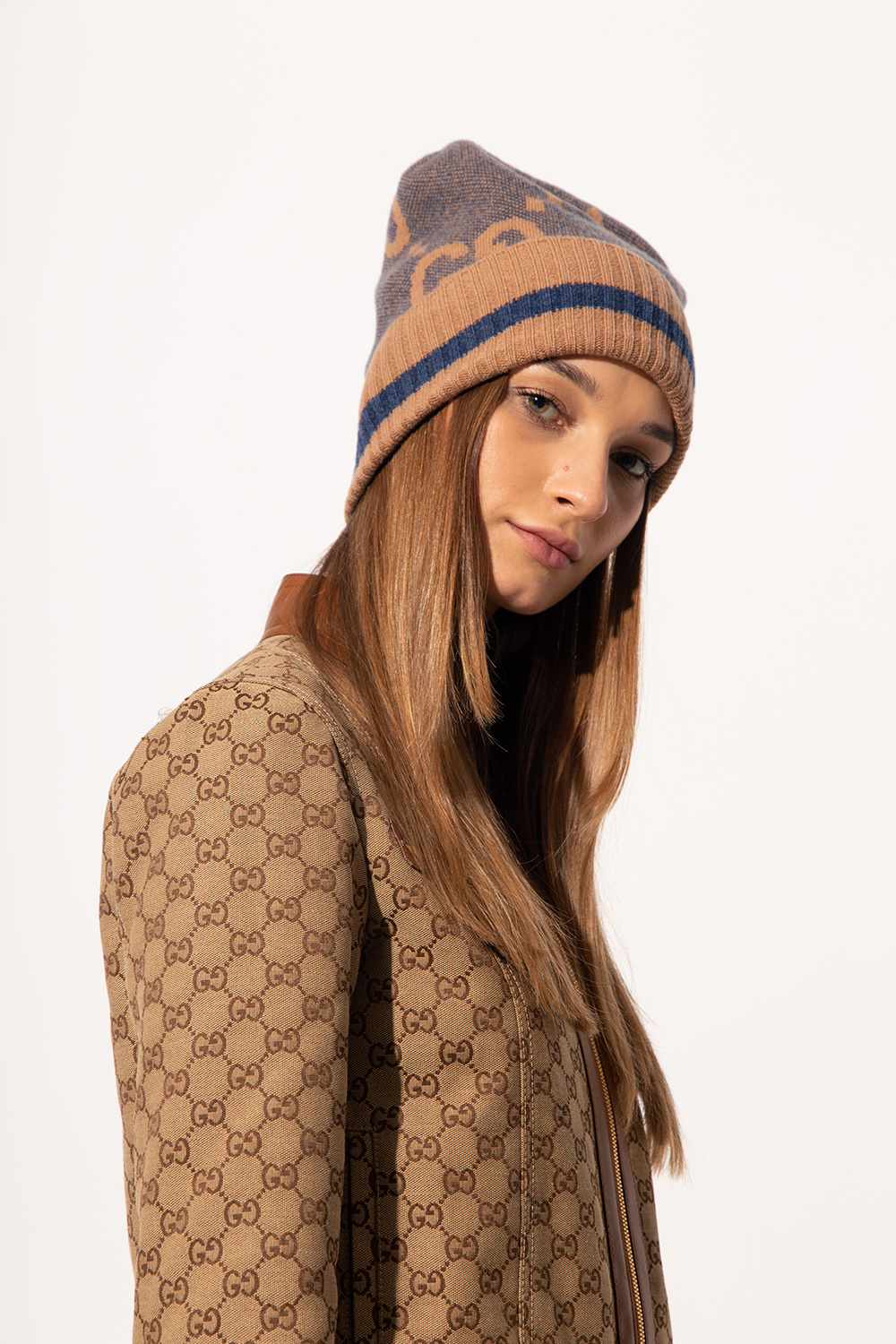 Brown Cashmere beanie Gucci Before joining Gucci SchaferandweinerShops Tonga